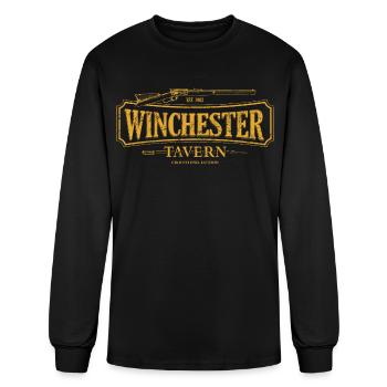 Winchester Tavern - Men's Long Sleeve T-Shirt - black - Front