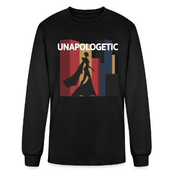 Unapologetic Heroine in Color Blocks - Men's Long Sleeve T-Shirt - black - Front