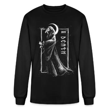 Tarot Death Card - Men's Long Sleeve T-Shirt - black - Front