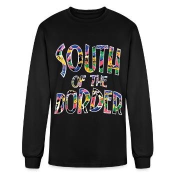 South of the Border - Men's Long Sleeve T-Shirt - black - Front