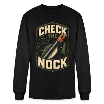 Arbalète Sport Check The Nock - T-shirt à manches longues Homme - noir - Devant