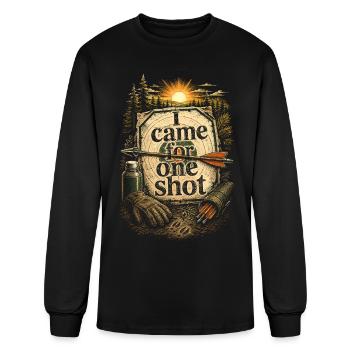 Sport d’arbalète Je suis venu pour un coup - T-shirt à manches longues Homme - noir - Devant