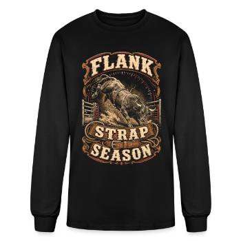 American Rodeo Flank Strap Season - Men's Long Sleeve T-Shirt - black - Front