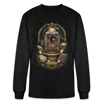 Comic Collector - Men's Long Sleeve T-Shirt - black - Front