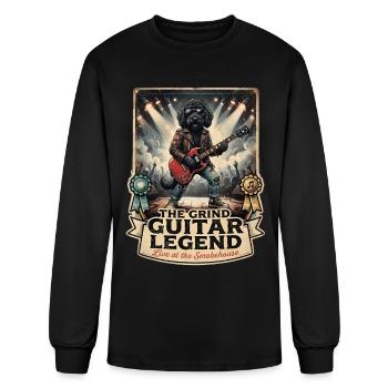 Guitar Legend: The Grind - Men's Long Sleeve T-Shirt - black - Front