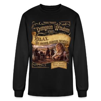 My Charm Always Works - Men's Long Sleeve T-Shirt - black - Front
