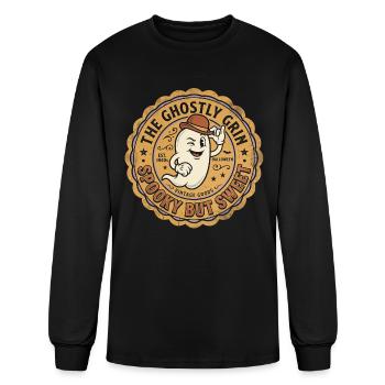 Ghostly Girl Spooky But Sweet - Men's Long Sleeve T-Shirt - black - Front