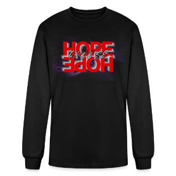 Hope Choose Hope Inspirational Positive Vibes Desi - Men's Long Sleeve T-Shirt - black - Front