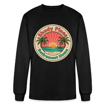 Shady Pines Retirement Home - Men's Long Sleeve T-Shirt - black - Front