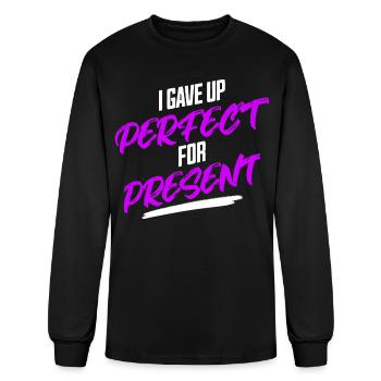 Letting Go Of Perfection - Men's Long Sleeve T-Shirt - black - Front