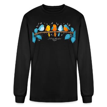 I_Will_Sing_Of_The_Goodness_Of_God_Psalm_89_1_C - Men's Long Sleeve T-Shirt - black - Front