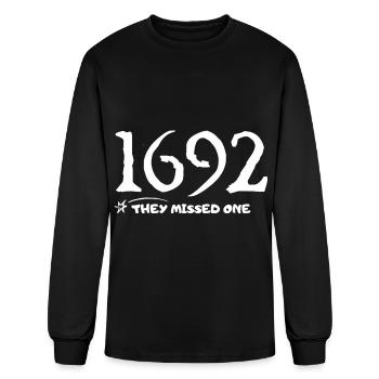 1692 They Missed One - Men's Long Sleeve T-Shirt - black - Front