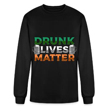 Irish Pub St. Patrick's Day Luck Celtic - Men's Long Sleeve T-Shirt - black - Front
