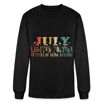 July 2005 Anniversary July 2005 July - Men's Long Sleeve T-Shirt - black - Front