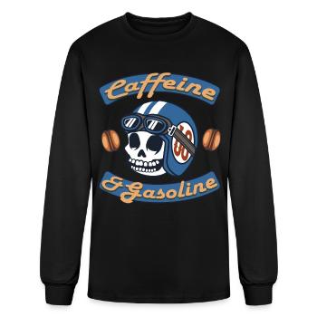 Caffeine and Gasoline - Men's Long Sleeve T-Shirt - black - Front