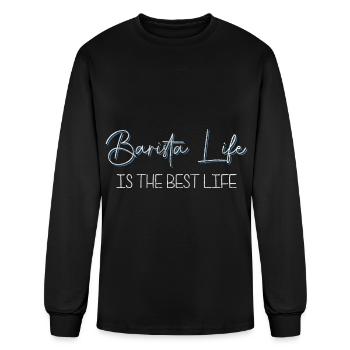 Coffee Coffee Drinker Milk Morning Grouch - Men's Long Sleeve T-Shirt - black - Front
