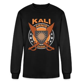 Escrima Kalis Arnis Eskrima self-defense - Men's Long Sleeve T-Shirt - black - Front