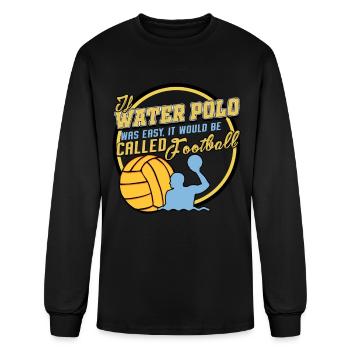 Water Polo - Men's Long Sleeve T-Shirt - black - Front