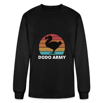Armée Dodo - T-shirt à manches longues Homme - noir - Devant