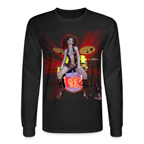 Happily Ever Undead: Bella Bloodlust Drummer - Men's Long Sleeve T-Shirt