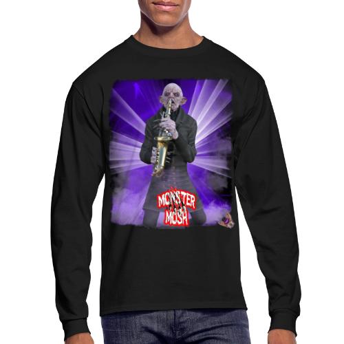 Monster Mosh Nosferatu Saxophone - Men's Long Sleeve T-Shirt
