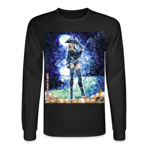 Undead Angel Vampire Pirate Rusila F005-NS - Men's Long Sleeve T-Shirt