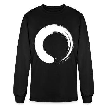 Buddhism Circle Symbol For Buddhism Believer - Men's Long Sleeve T-Shirt - black - Front