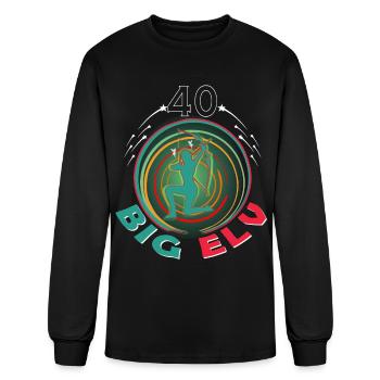 40 years elves birthday fantasy - Men's Long Sleeve T-Shirt - black - Front