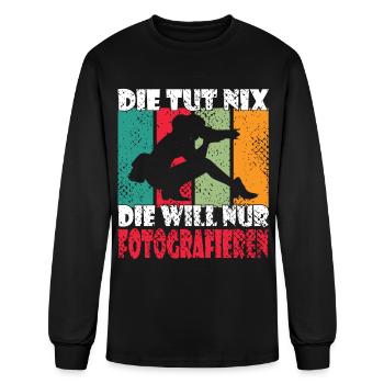Photographer - Men's Long Sleeve T-Shirt - black - Front