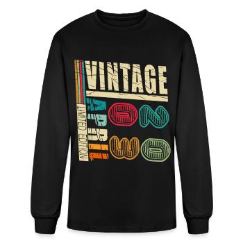 April 2003 Birthday April 2003 Gift - Men's Long Sleeve T-Shirt - black - Front