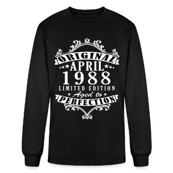 April 1988 | April 1988 anniversary 1988 - Men's Long Sleeve T-Shirt - black - Front