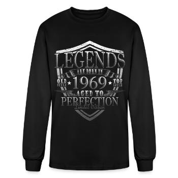1969 - Birth - Legends - Men's Long Sleeve T-Shirt - black - Front