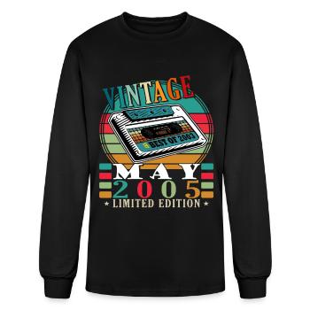 May 2005 | Volume 2005 Anniversary | May 2005 - Men's Long Sleeve T-Shirt - black - Front