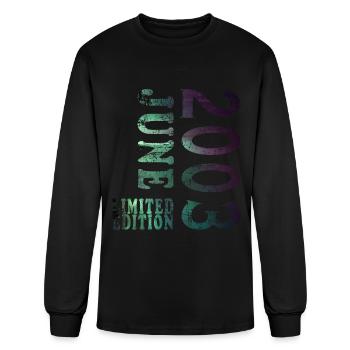 Birthday June 2003. gift June 2003 June 2003 - Men's Long Sleeve T-Shirt - black - Front