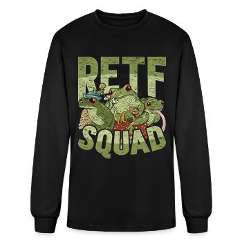 Red Eyed Tree Frog Squad - Men's Long Sleeve T-Shirt - black - Front