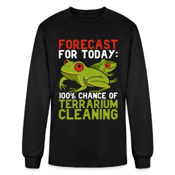 Red Eyed Tree Frog - Men's Long Sleeve T-Shirt - black - Front
