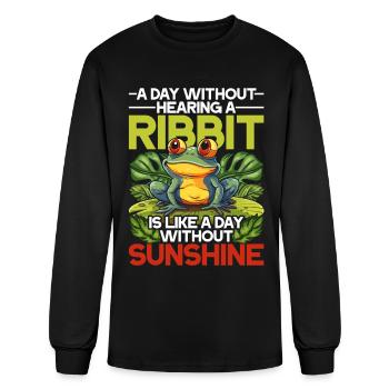Red Eyed Tree Frog Frog Owner - Men's Long Sleeve T-Shirt - black - Front