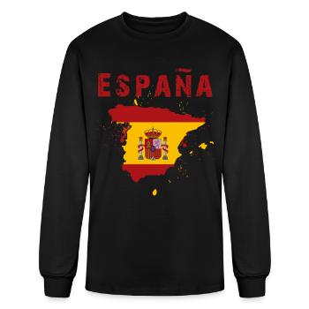 Spain Spanish Vacation - Men's Long Sleeve T-Shirt - black - Front