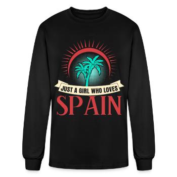 Spain Vacation Spanish - Men's Long Sleeve T-Shirt - black - Front