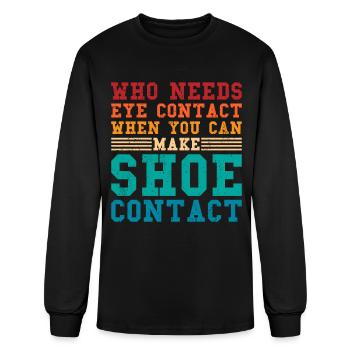 Sneaker Addict Sneakers Collector - Men's Long Sleeve T-Shirt - black - Front