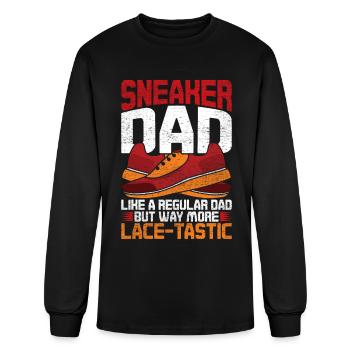 Sneaker Addict Sneaker Dad - Men's Long Sleeve T-Shirt - black - Front