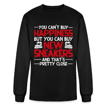 Sneaker Addict Sneakers Collector - Men's Long Sleeve T-Shirt - black - Front