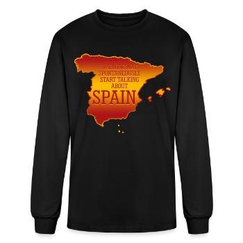 Spain Spanish Vacation - Men's Long Sleeve T-Shirt - black - Front