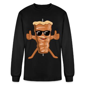 Doner Sunglasses Kebab - Men's Long Sleeve T-Shirt - black - Front