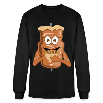 Doner Fat Donerspieß Kebab - Men's Long Sleeve T-Shirt - black - Front