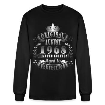 august 1968 Anniversary august 1968 august - Men's Long Sleeve T-Shirt - black - Front
