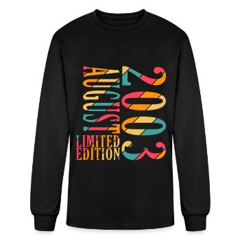 august 2003 Anniversary august 2003 august - Men's Long Sleeve T-Shirt - black - Front