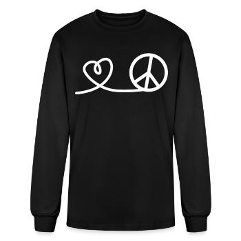 Pacifism Peace Ssympol World Peace - Men's Long Sleeve T-Shirt - black - Front