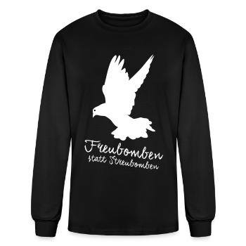 Joy Bombs Instead Of Scattering Bombs Pacifism - Men's Long Sleeve T-Shirt - black - Front
