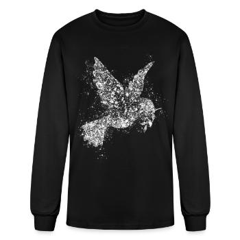 Peace Symol Of Peace Dust - Men's Long Sleeve T-Shirt - black - Front